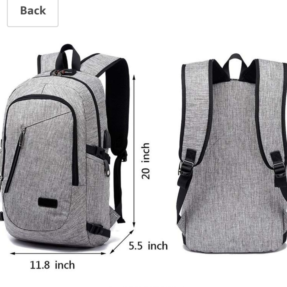 NEW-Onson Anti-Theft Laptop Waterproof Backpack